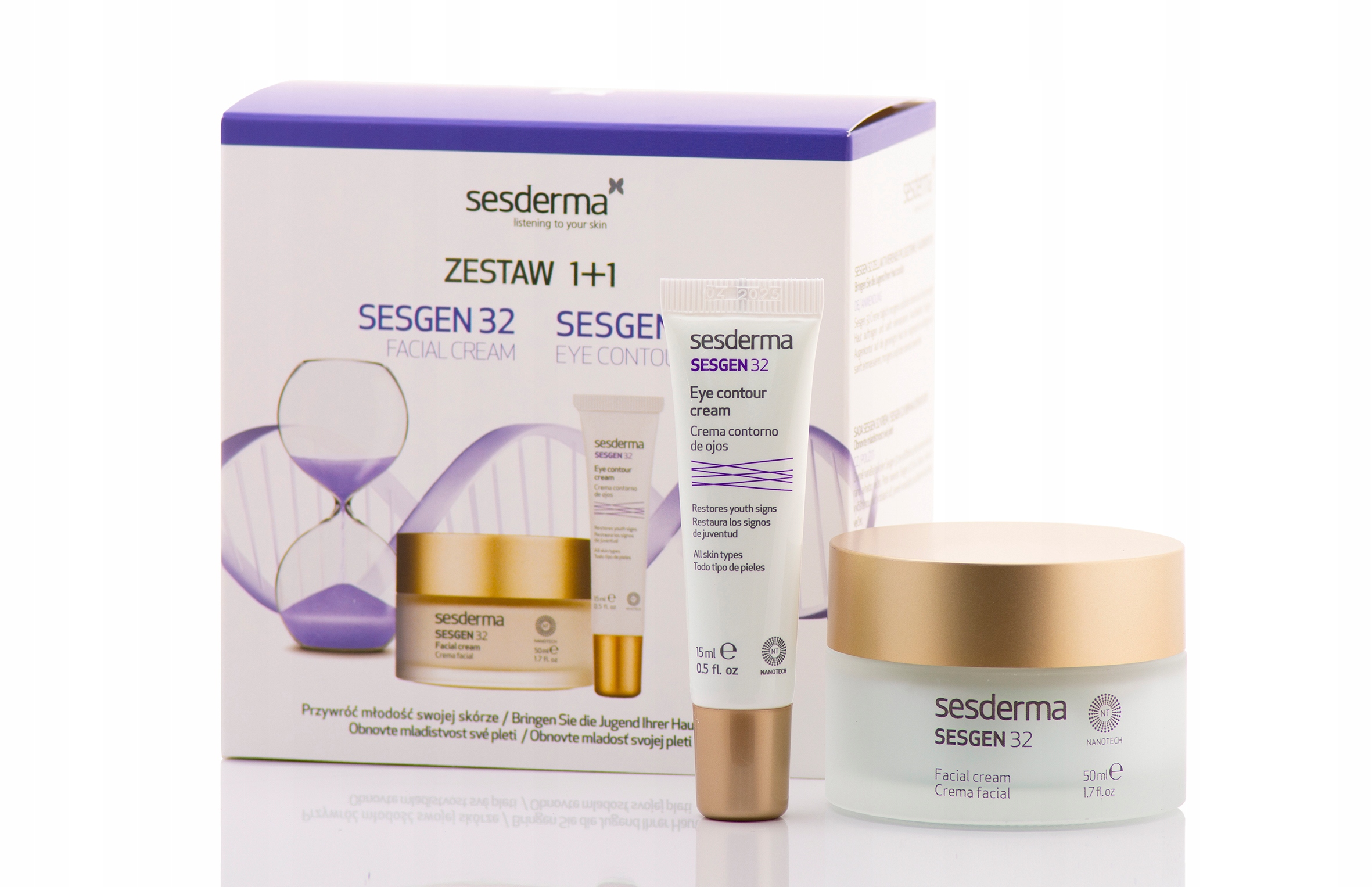 ZESTAW SESGEN KREM 50 ml + SESGEN KONTUR OCZU 15 m Typ skóry Dojrzała