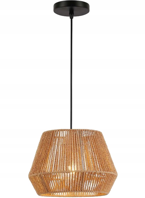 Lampa sufitowa wisząca Eranko, 1*E27, 40W, styl boho, kremowa, Gtv