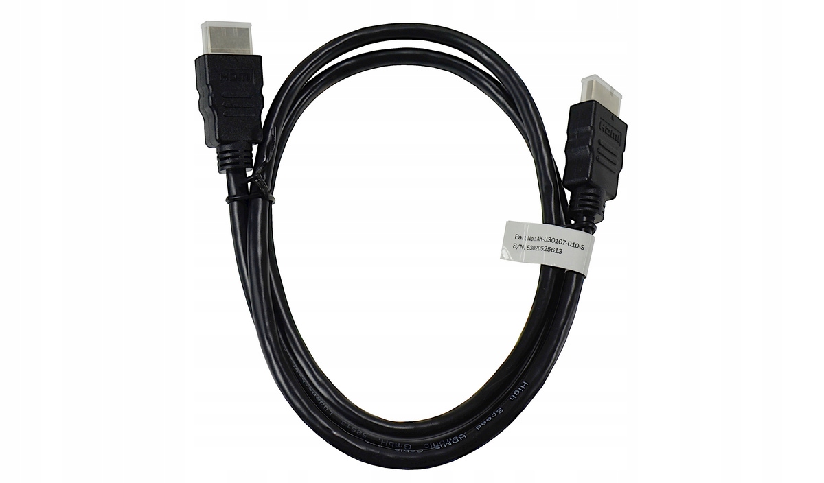 DIGITUS Kabel przewód HDMI - HDMI 1m 3D FULL HD 4K Kod producenta AK-330107-010-S