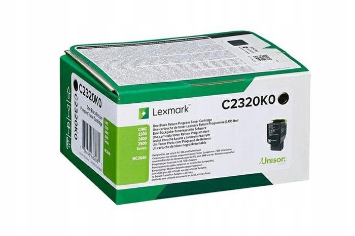 Originálny toner Black Lexmark C2325 (C2320K0)