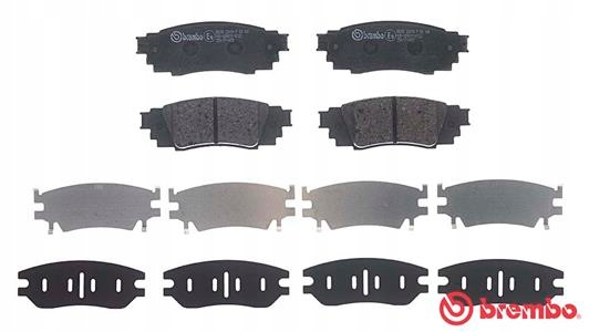 P 83 160 BREMBO KLOCKI HAMULCA TYL LEXUS RX 15- Producent części Brembo