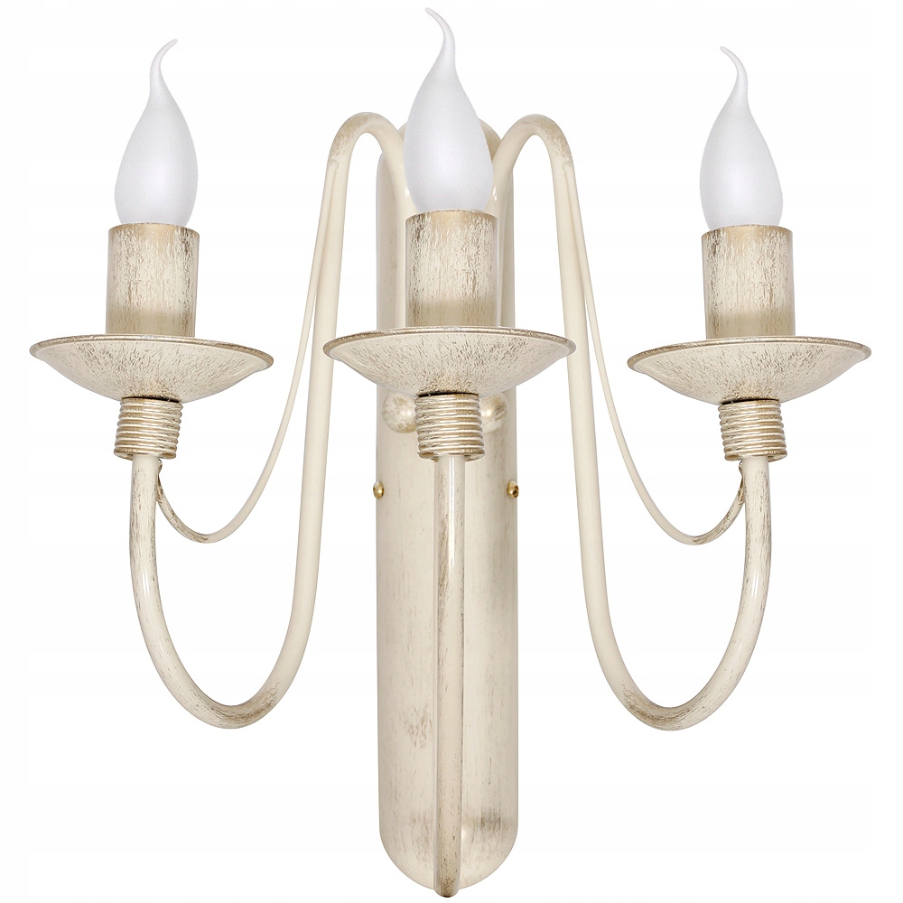 Nástenná Lampa Aldex Ruža Béžová 3 body E14 40W Metal 33 cm