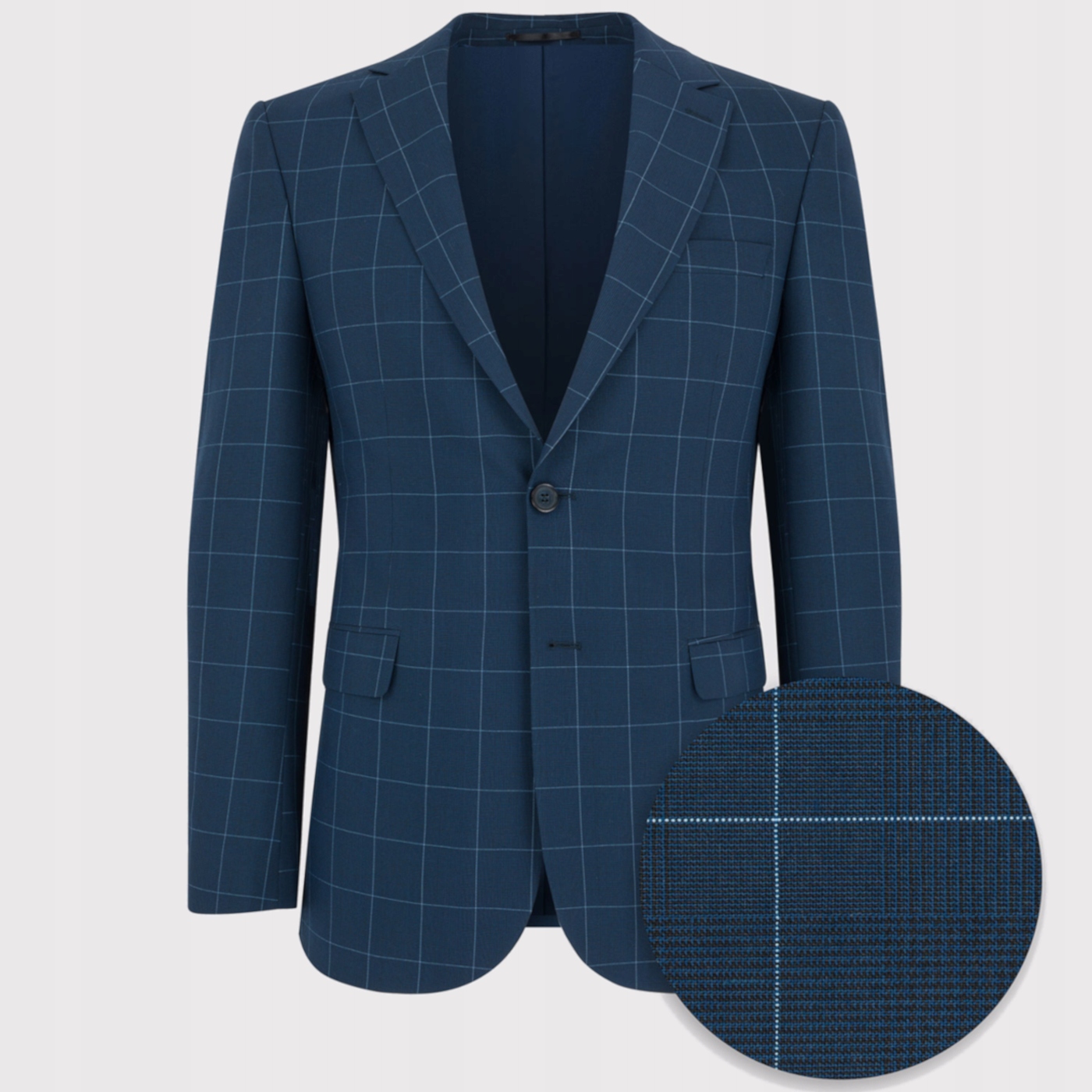 Modrá sako obleková bunda Slim Fit Pako Lorente 170/50