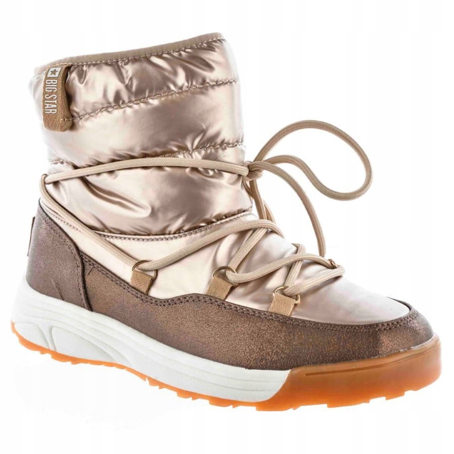 BUTY DAMSKIE ZIMOWE BIG STAR ŚNIEGOWCE OCIEPLANE