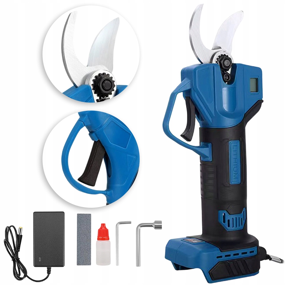 Elektrické Zahradní nůžky 30 MM Pro Keře A Ovocné Stromy