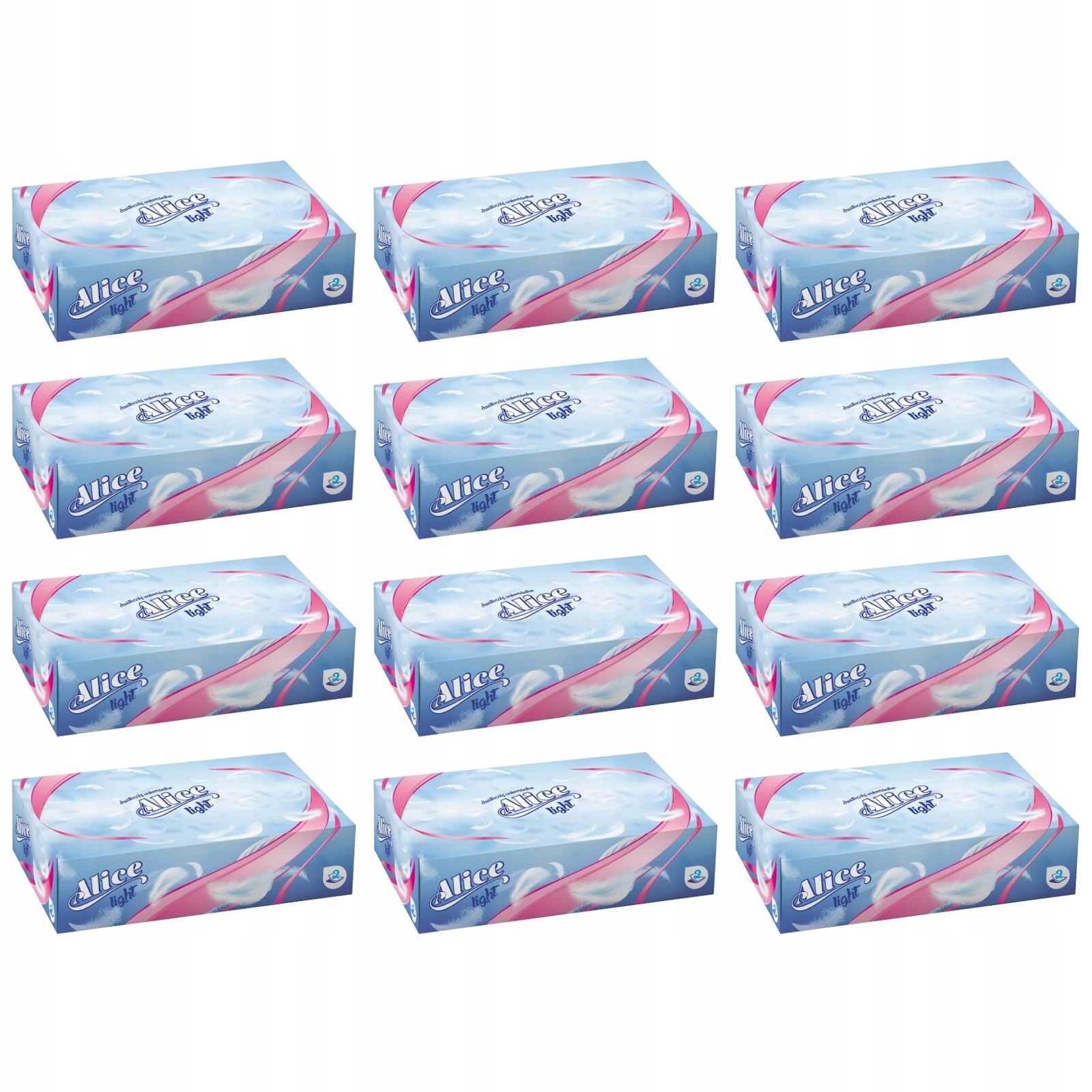 

12x Chusteczki Higieniczne Alice Light 12x 100 szt