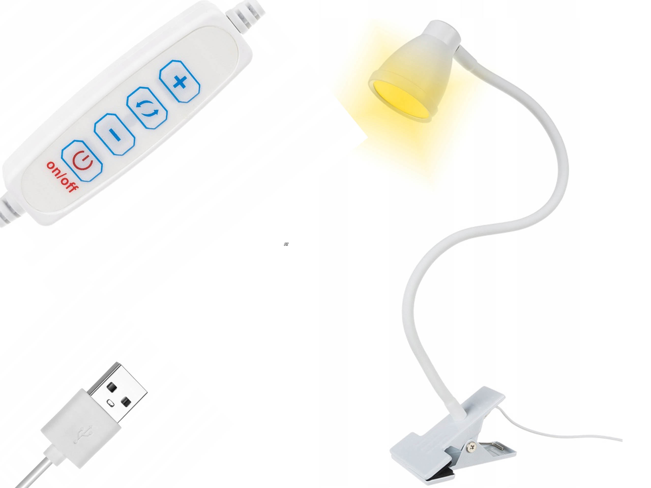 

24 Led Lampka Biurkowa Szkolna Na Biurko Usb Klips