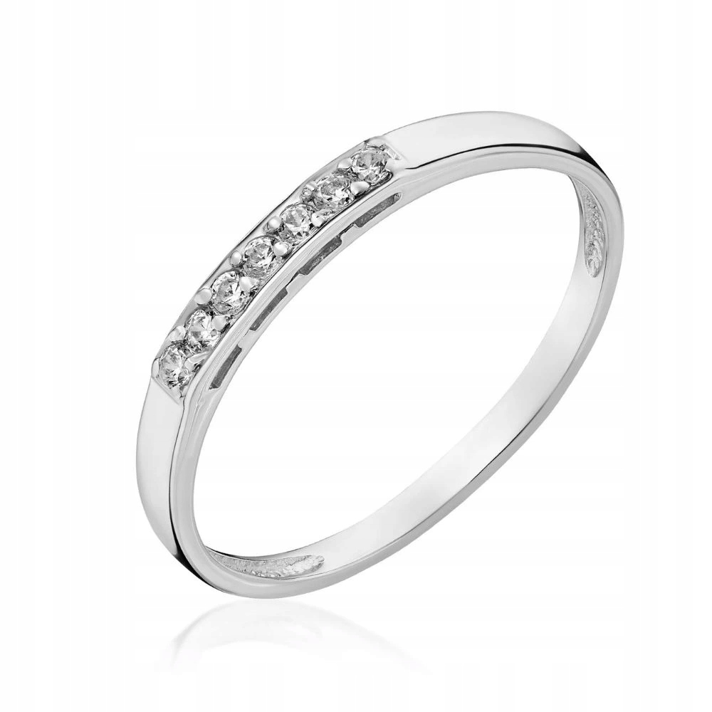 Prstýnek 925, Minimalistický Prsten Se Zirkony Vel. 14