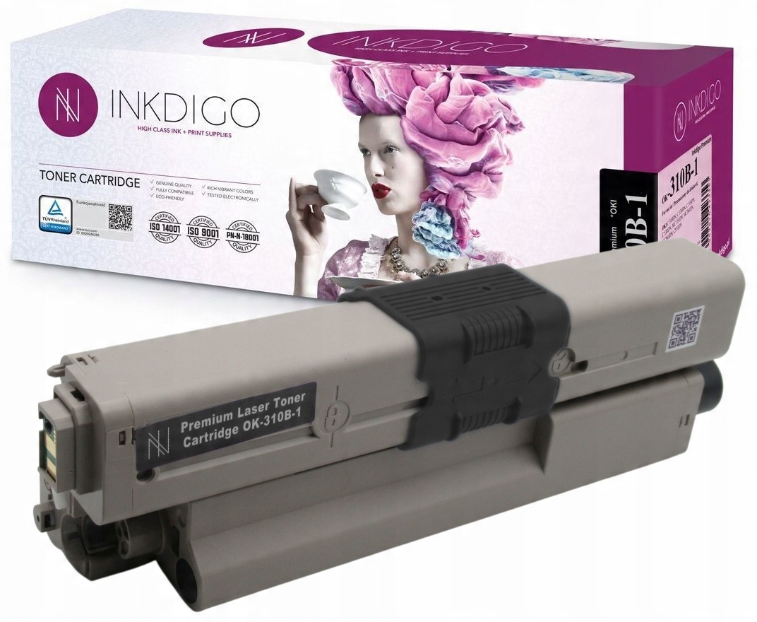 

Toner Drukarki Oki C310 C511dn C530dn MC562dn Bl.