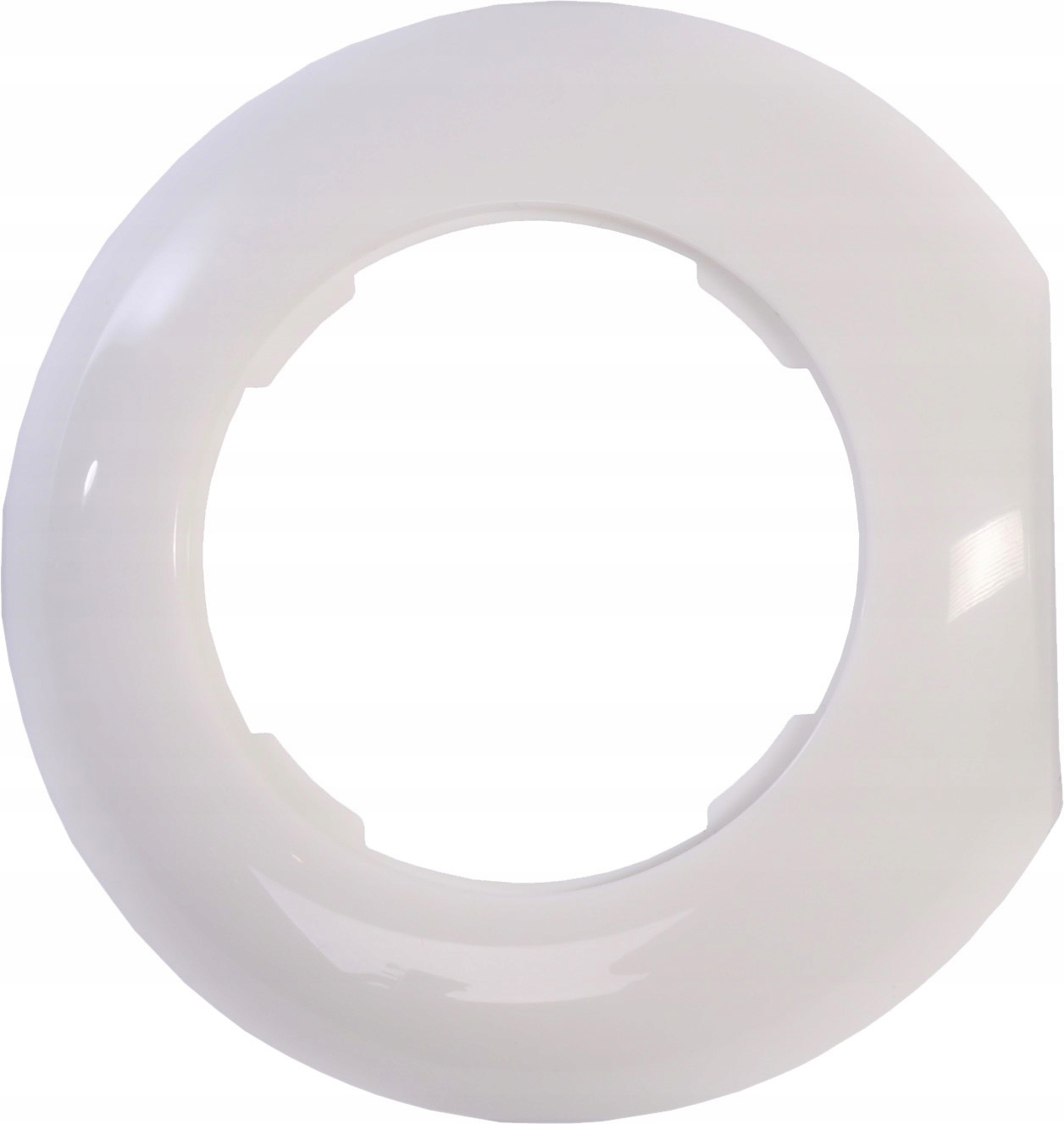 

Ramka pojedyncza jednostronnie ścięta Retro biała