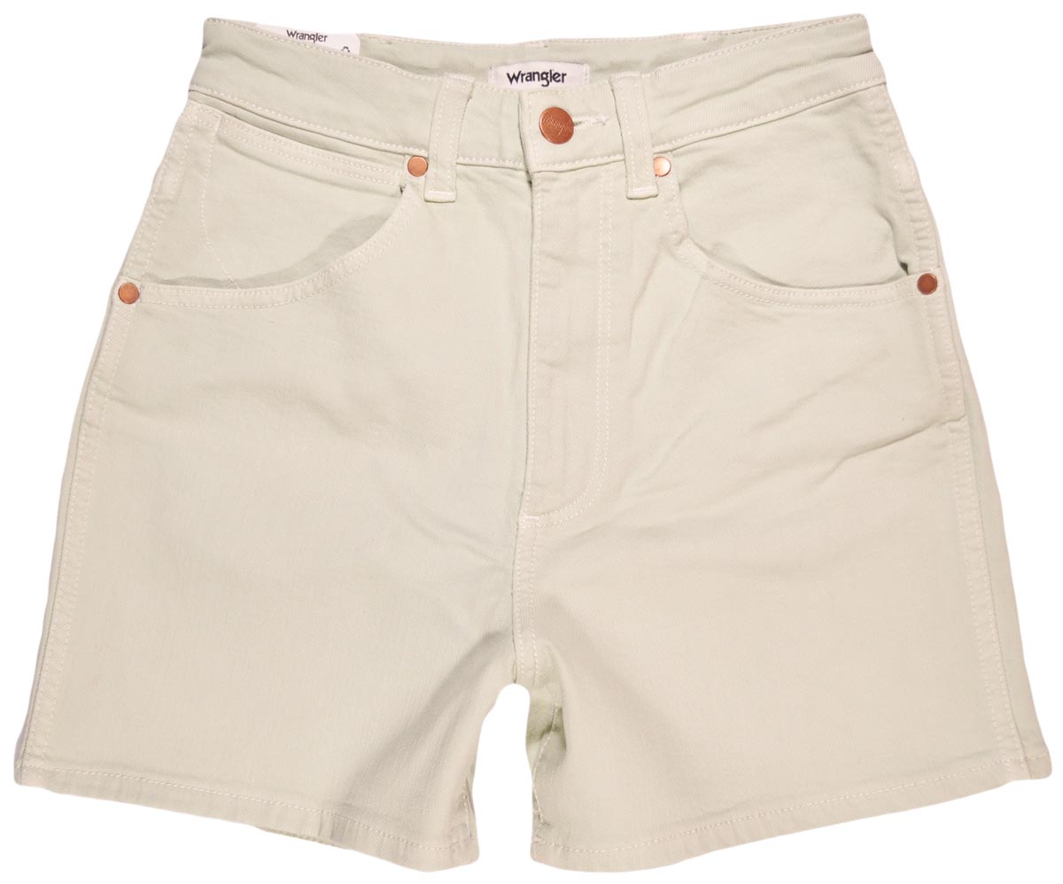 Wranger kraťasy Pistachio jeans Mom Short_ L