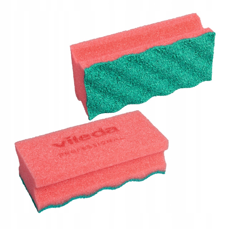 Levně Vileda Houbička Pur Active 10 ks 7x15 cm červená