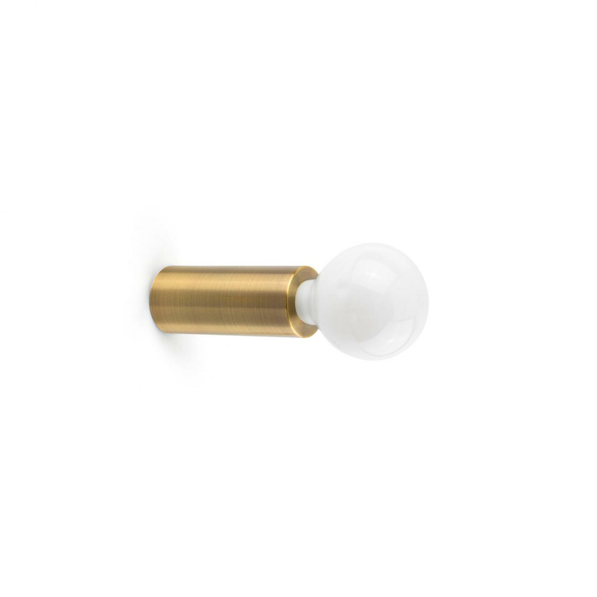 Nástenná lampa Faro Ten 140 starozlatá, hliník, E27, minimalistická