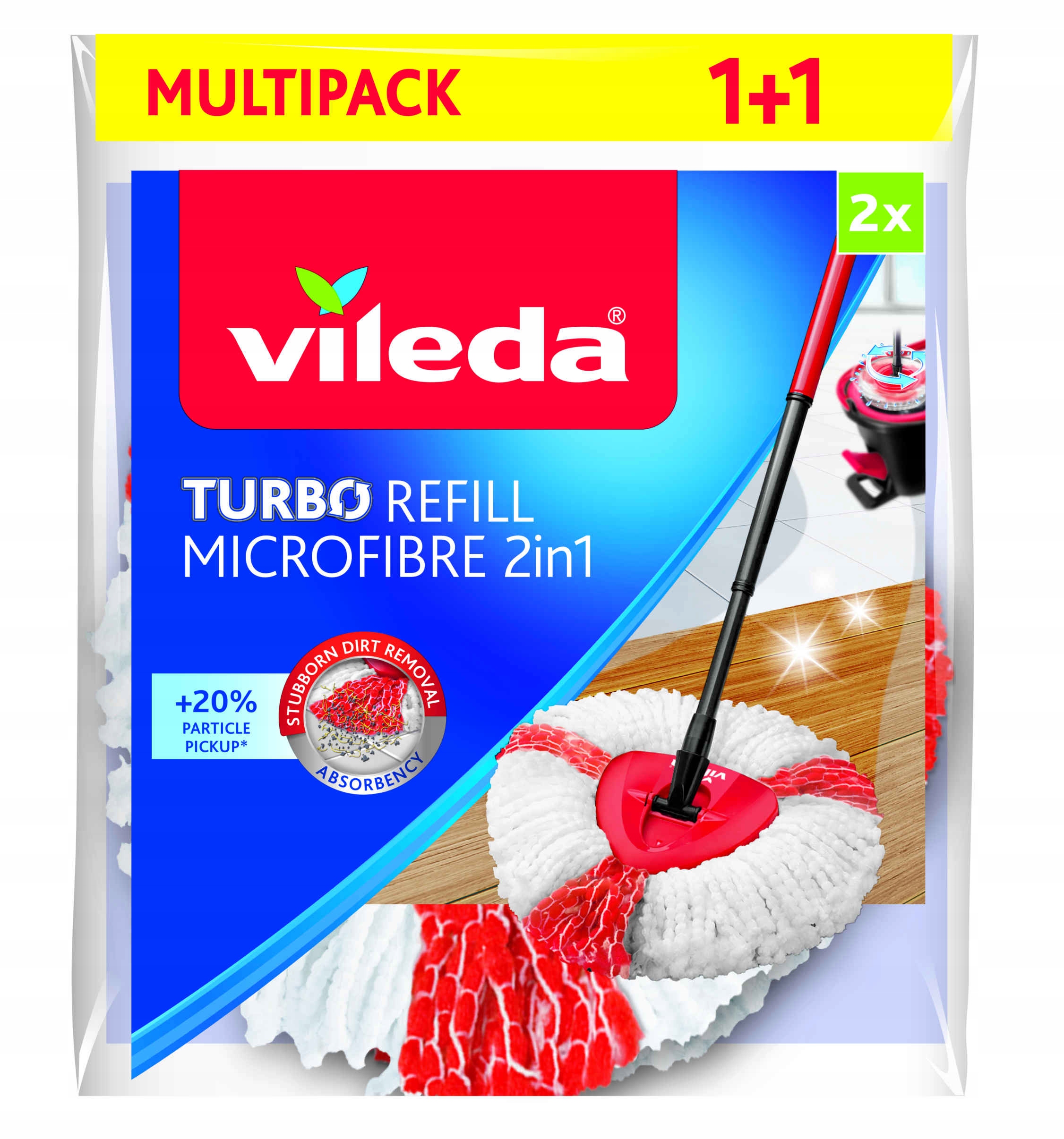 

Vileda Wkład do mopa obrotowego Turbo 2 sztuki