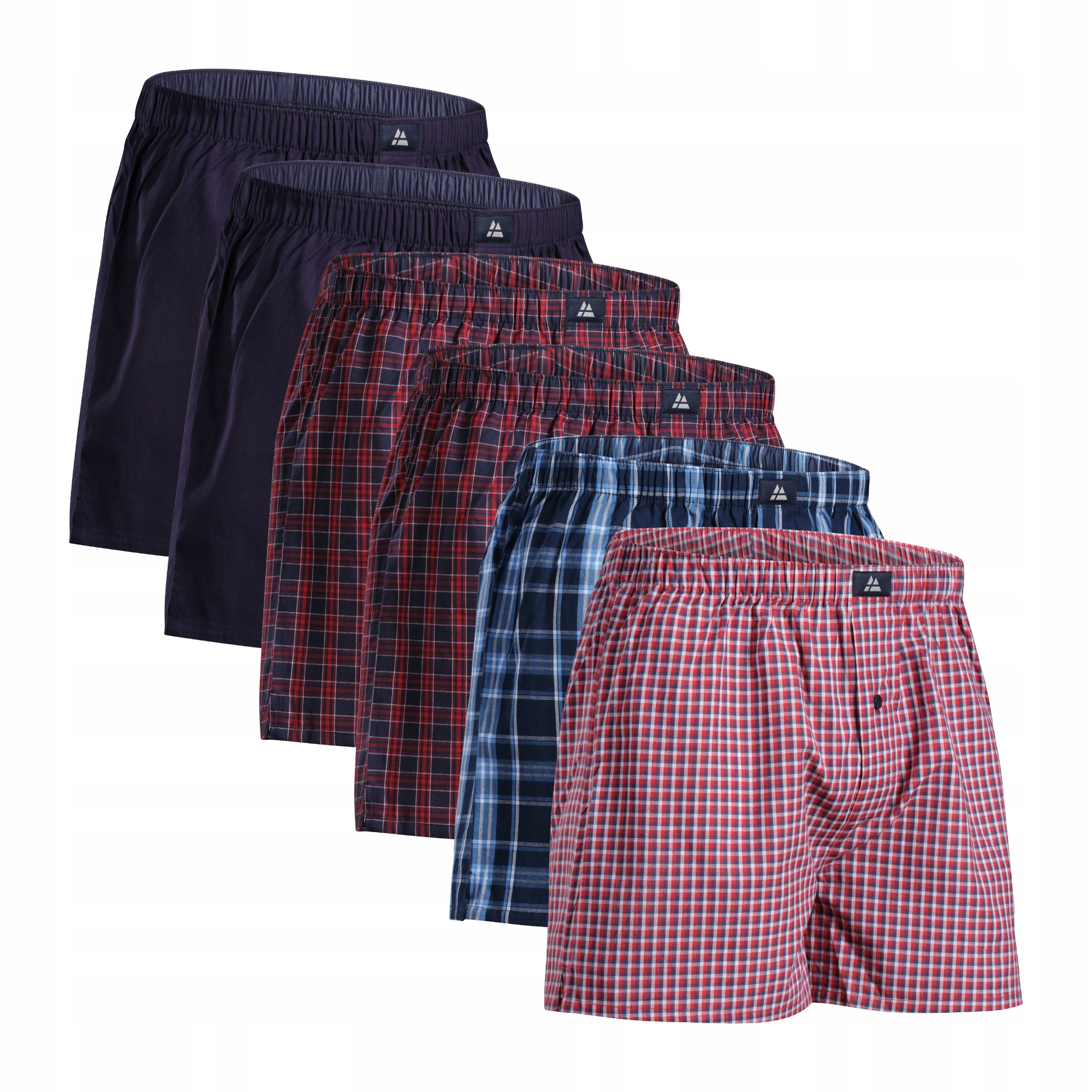 Pánské boxerky Danish Endurance Spodní prádlo z organické bavlny 6-Pak 3XL