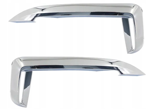 Bmw 7 G11 G12 2015 Lišty Krytky Lišty Nárazníku, Chrom, Levá, Pravá, Nové