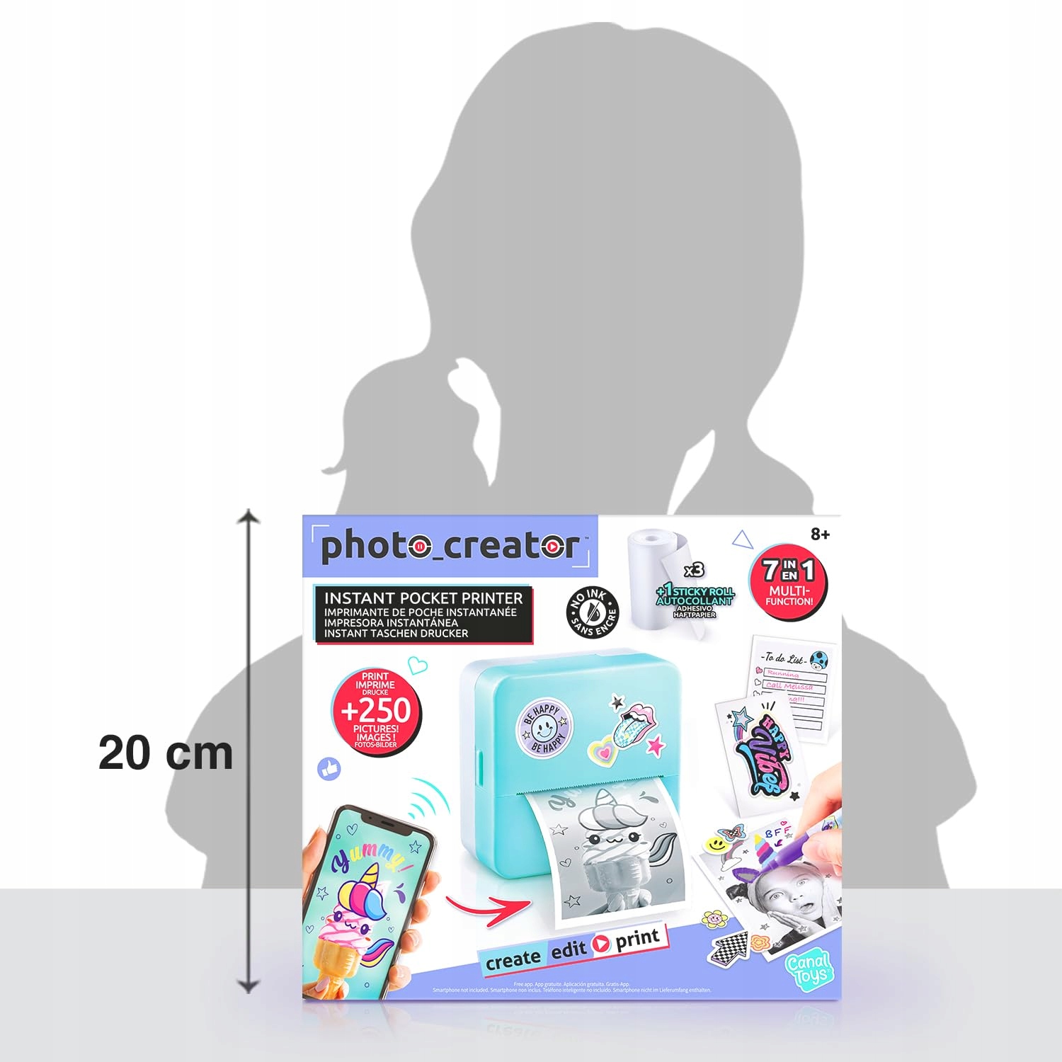 CANAL TOYS Zestaw Drukarki Do Zdjęć Na Telefon — miniatura 7