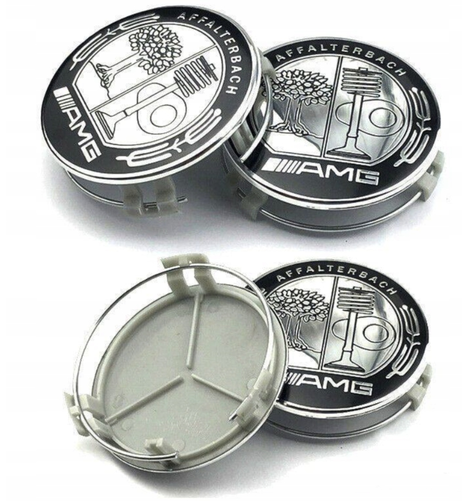 

Dekielki Emblematy Mercedes Amg 75 mm Zestaw 4 Szt