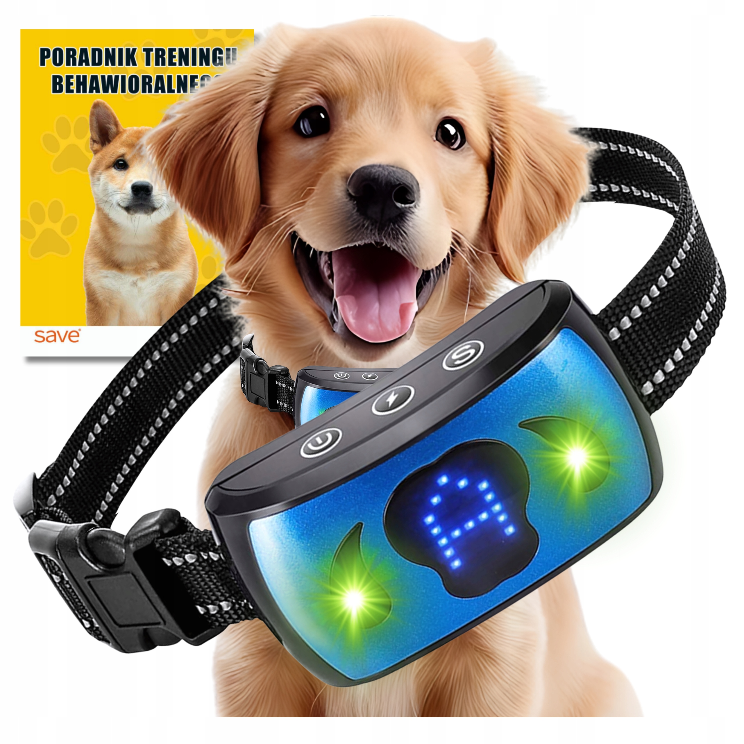 Elektrický Protištěkací Obojek Pro Psa, Uklidňující, Účinný, Voděodolný