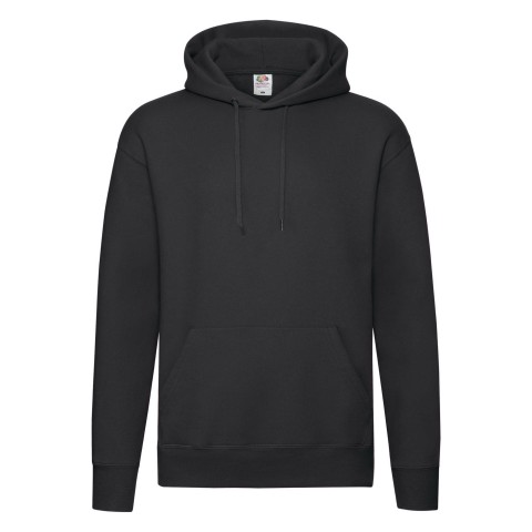 Pánská mikina s kapucí Hooded Sweat Premium Fruit of the Loom Černá 3XL