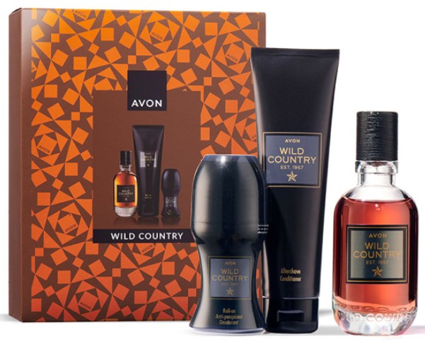 Dárková sada v krabičce Wild Country 75 ml balzám po holení kulička