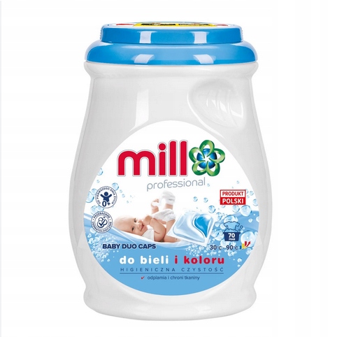 Levně Kapsle na praní baby 70ks Mill Clean