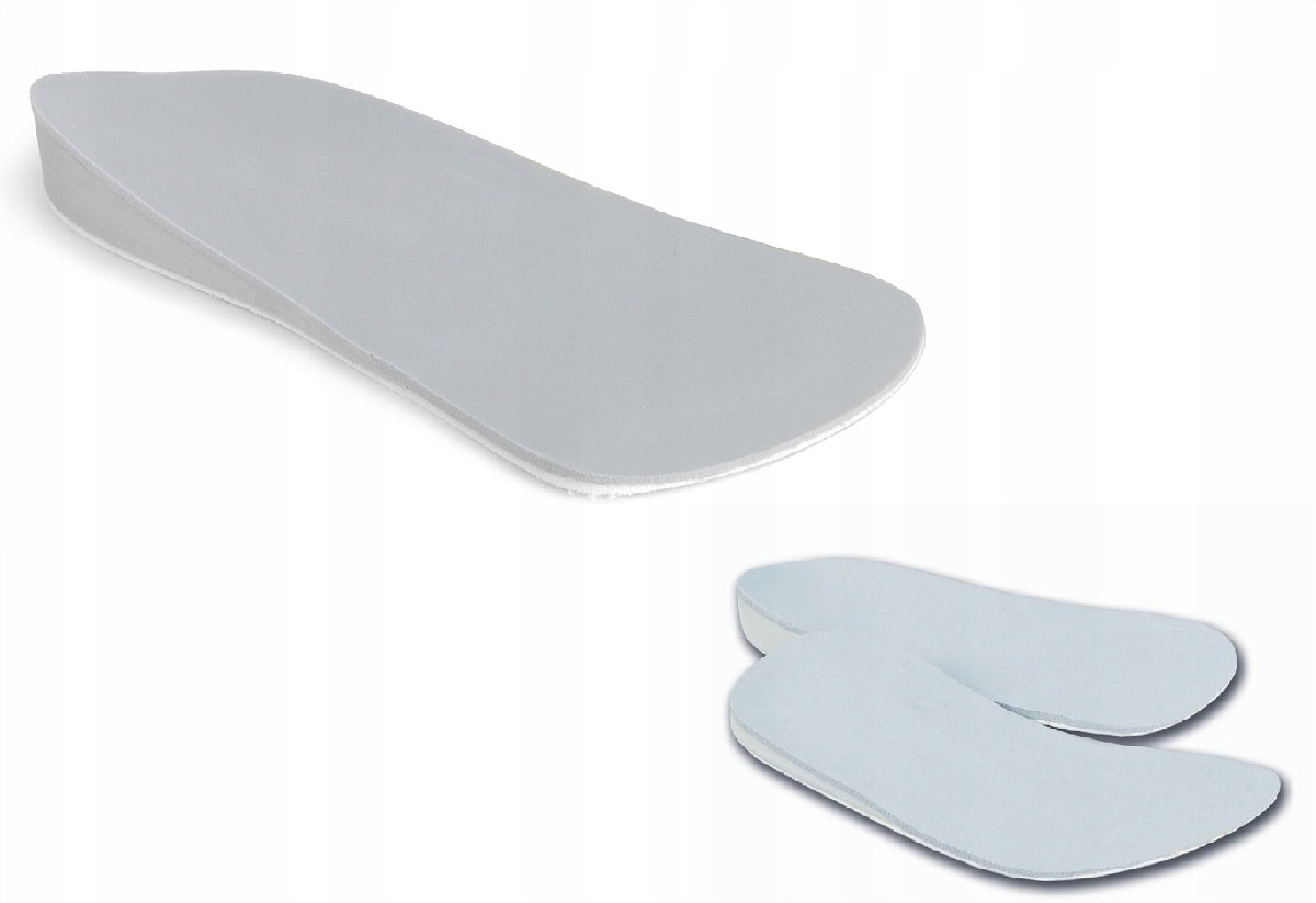 MEMO Wkładki supinujące typu klinowego 25 szare Zastosowanie koślawość ortopedyczne profilaktyczne supinacja