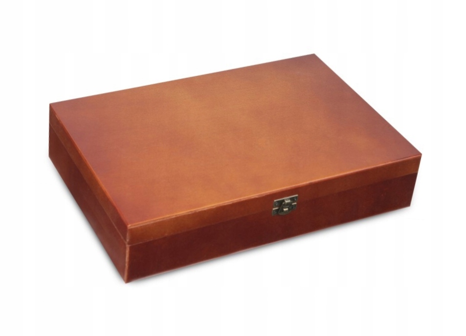 Kufřík Dřevěný Na 40 Mincí Mince 67MM