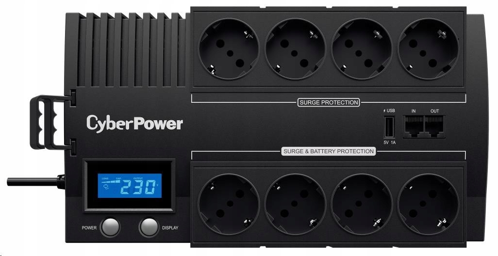 CyberPower BRICs Series II Soho LCD Ups 1200VA/ 720W, nemecké zásuvky…