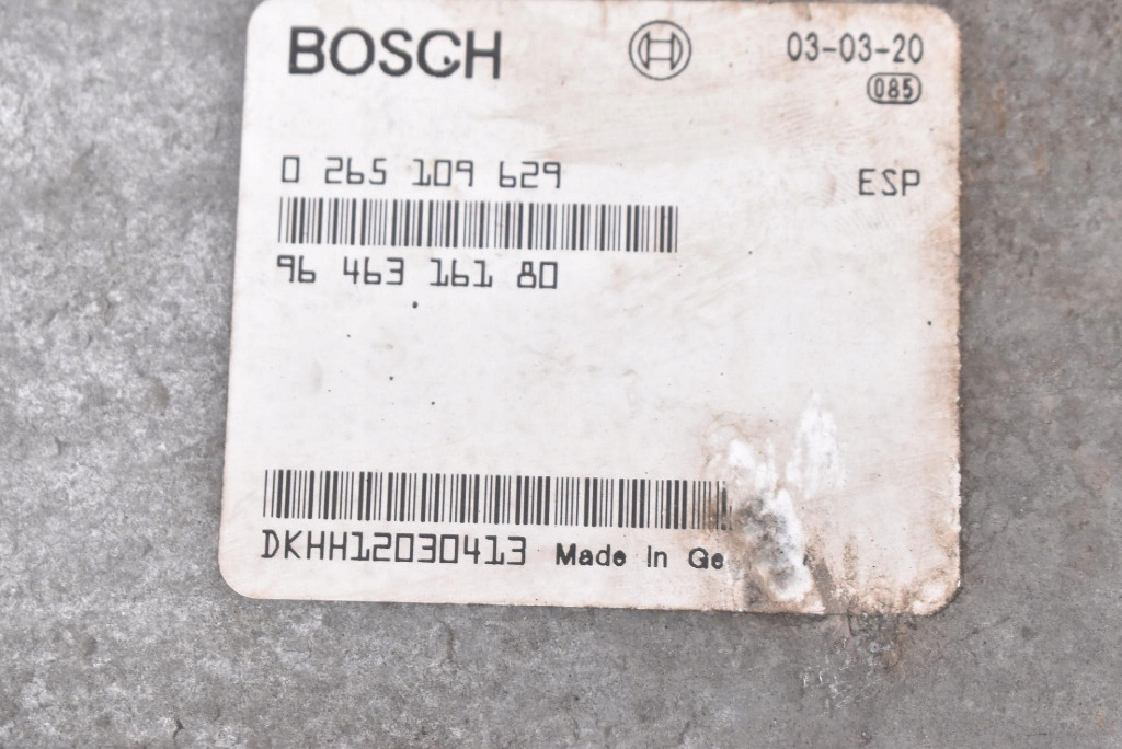 control unit module ESP 9646316180 PEUGEOT 607 2.2 16V 158 KM 00-04