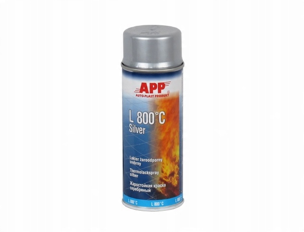 

App L 800°C Silver Spray Lakier żaroodporny 400ml