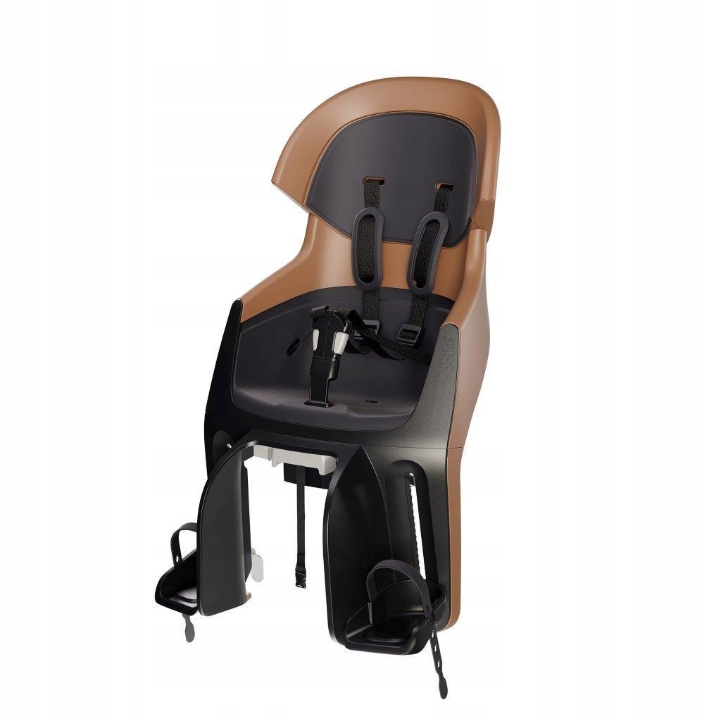 Fotelik rowerowy dziecięcy na rower na bagażnik 9m-6l 22kg cinnamon Bobike