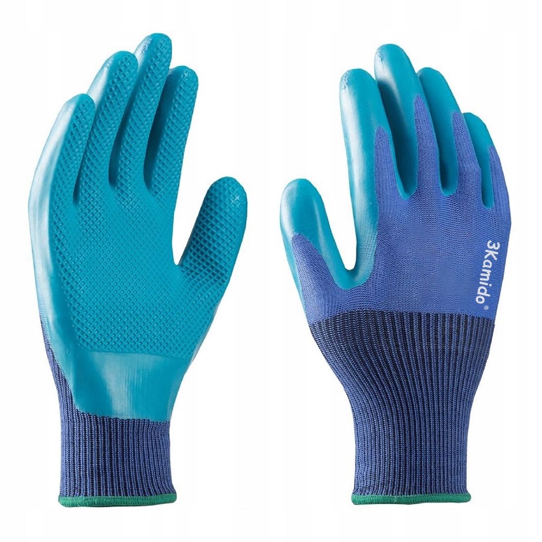 Zahradní rukavice 3Kamido Garden Touch latexové odolné 10-XL 24 párů