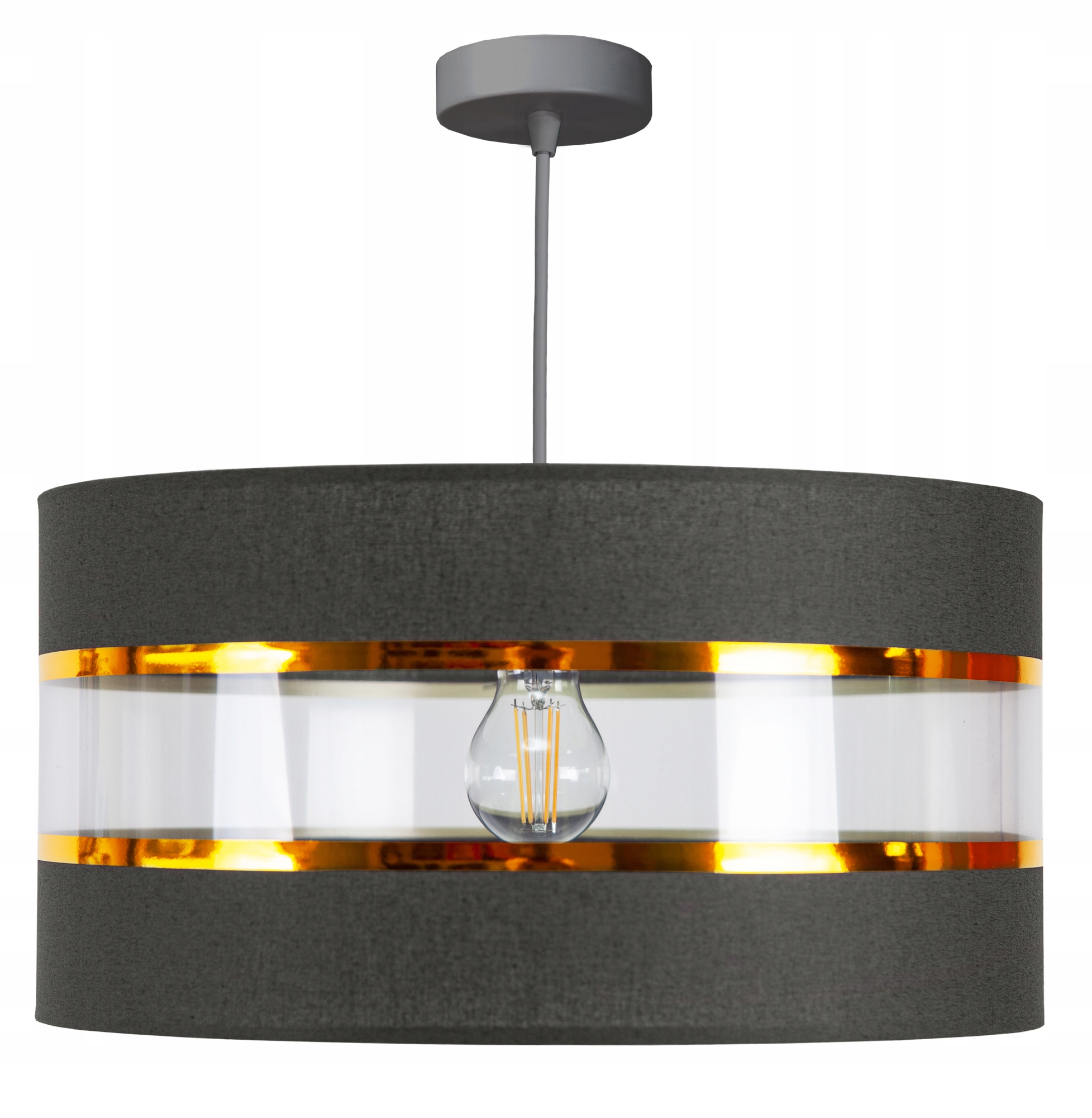 

Lampa Wisząca Sufitowa Żyrandol Abażur Duży 40CM