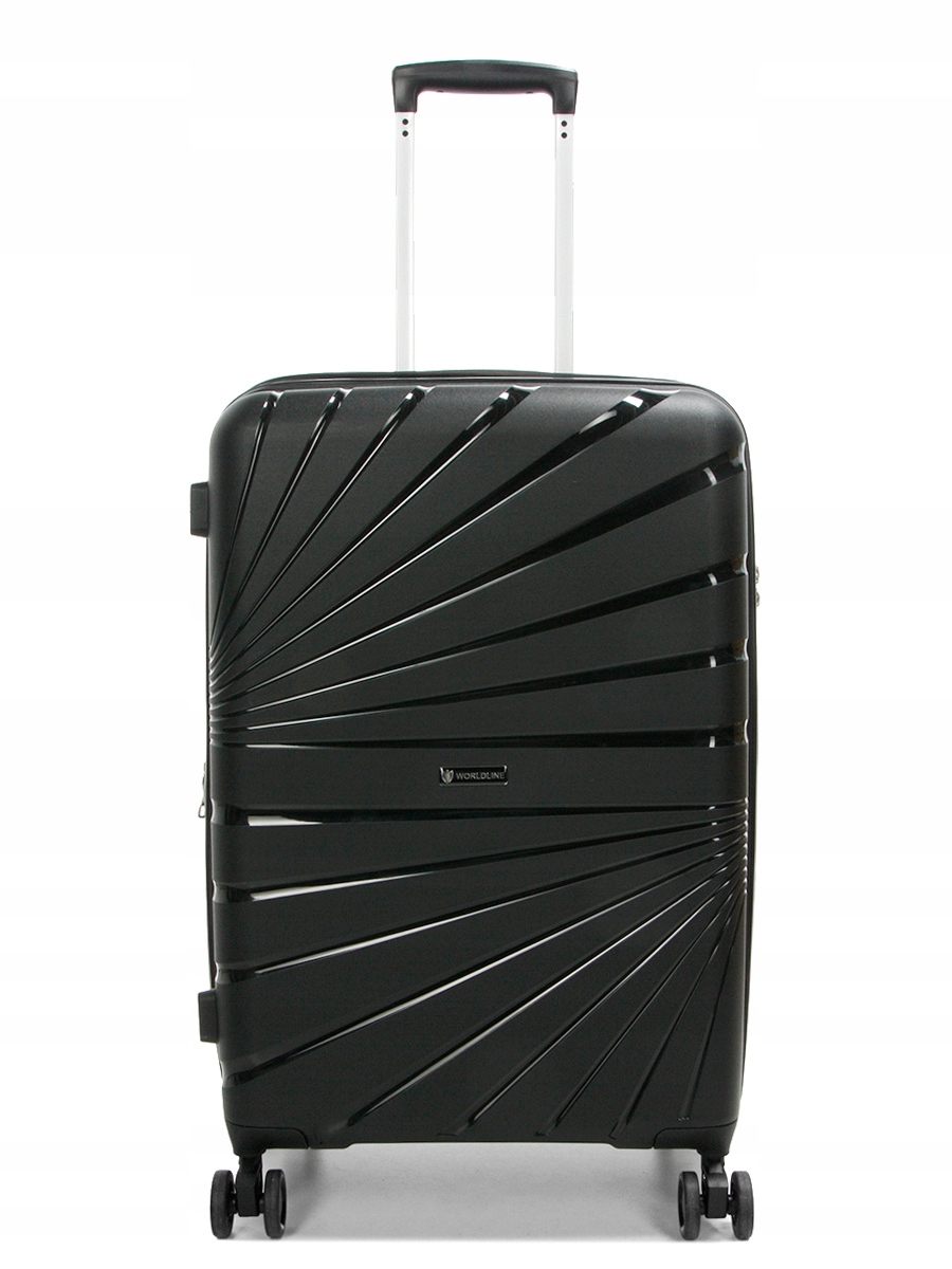 Średnia walizka podróżna na 4 kółkach poszerzana polipropylen Tsa 60l