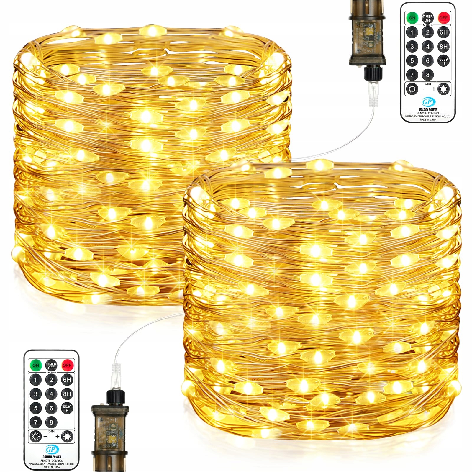 Lichterkette LED 100m 1000 LED Kupferdraht Dekoracja Zewnętrzna Wodoodporna — miniatura 16