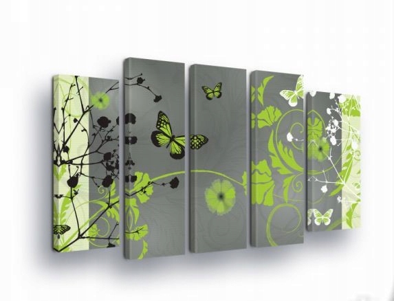 Obraz 150x100 modulárny motýle dúchadlá jar príroda dekoratívny