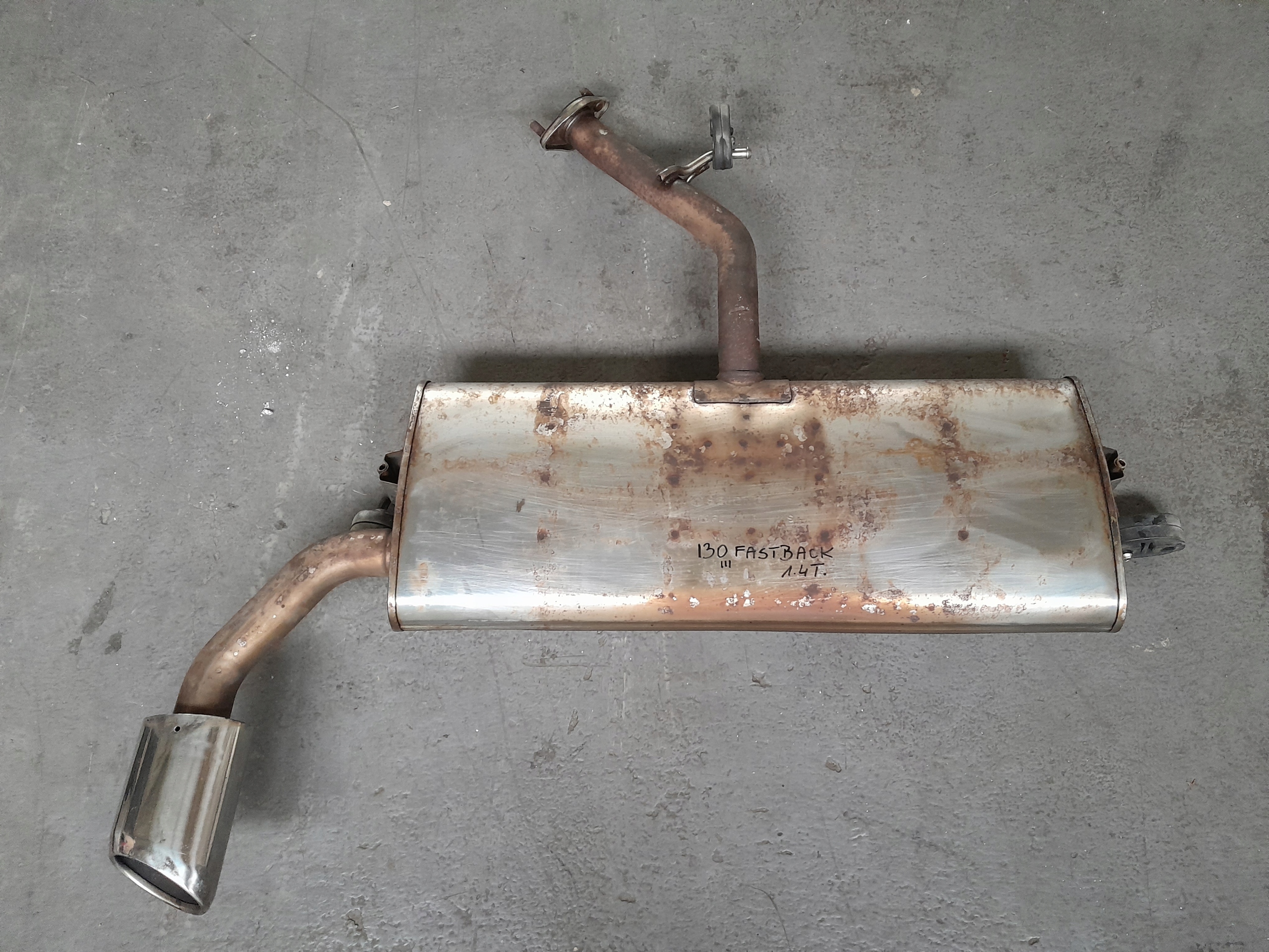 HYUNDAI I30 III019r ФАСТБЕК 1.4 T-GDI ГЛУШНИК