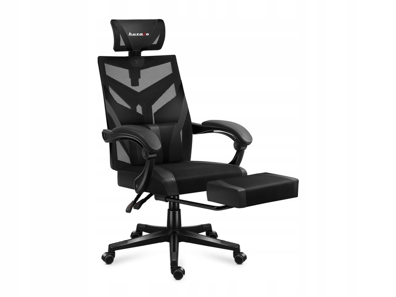 Игровой стул Huzaro Combat 5.0 Black сетка черный