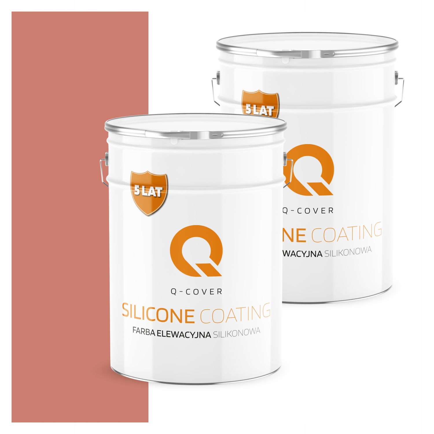 Fasádna farba 10 l silikónová Uv farba lososová