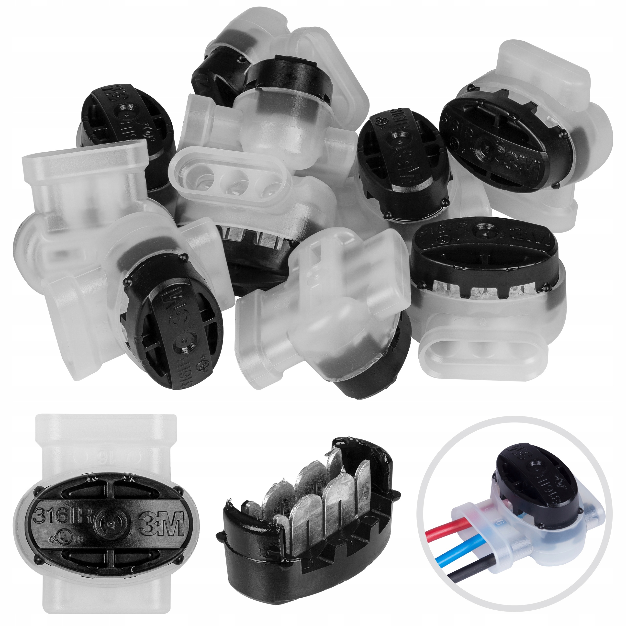 

3M Szybkozłączka żelowa 316IR Scotchlok IP67 10szt