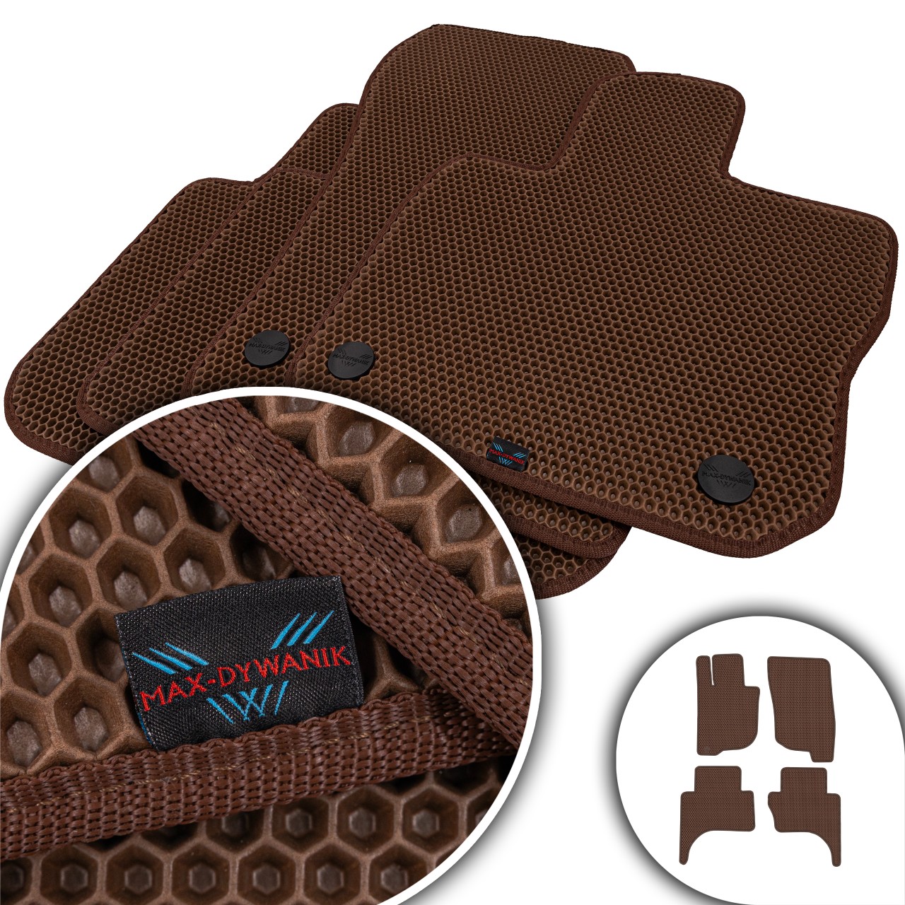 Mitsubishi L200 V 2016-2019 Koberce Eva Eternity Hnedá Honey