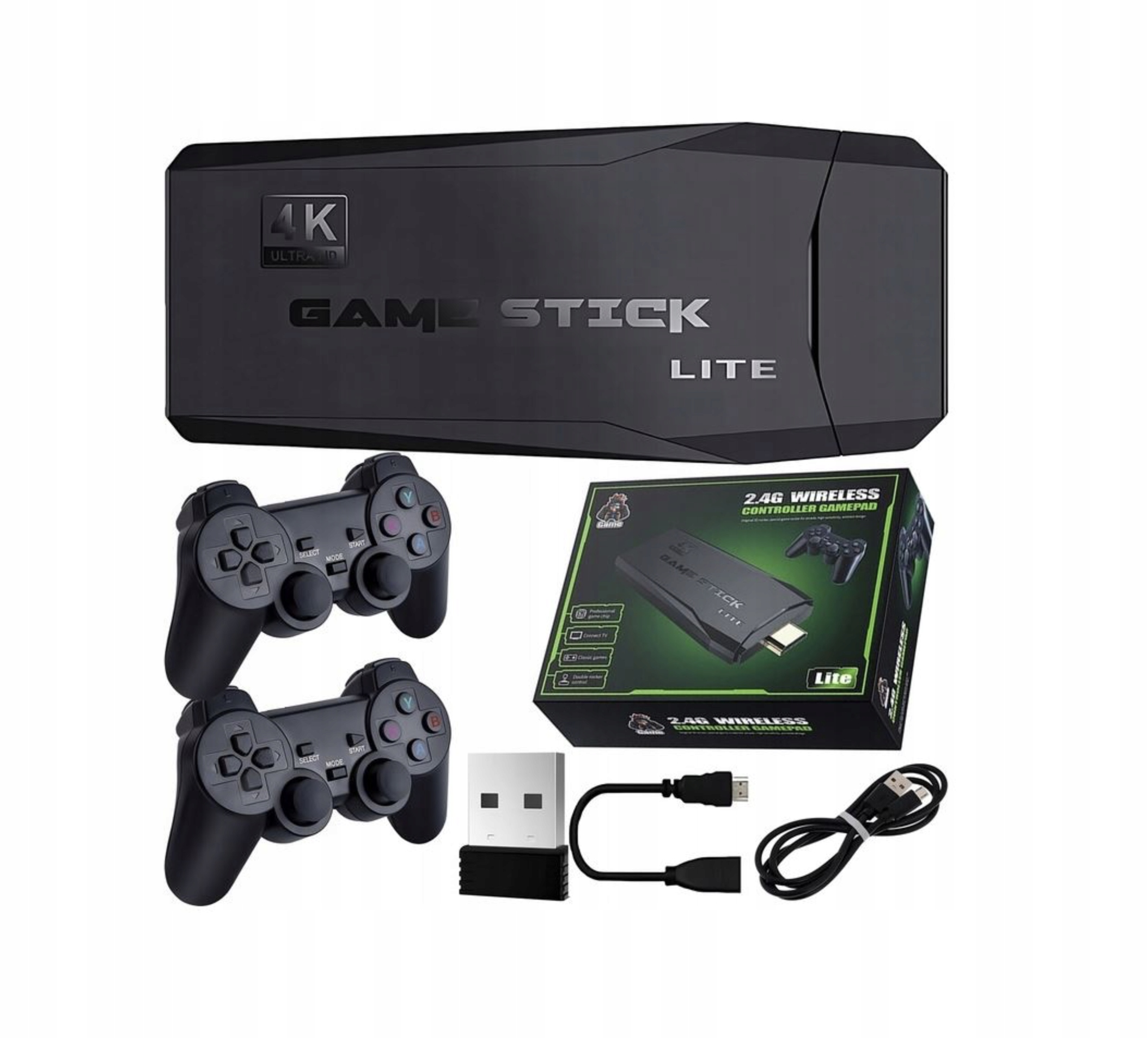 Konsola Do Telewizora Gry Emulator Kultowe Gry 20000 Gier 2 Pady