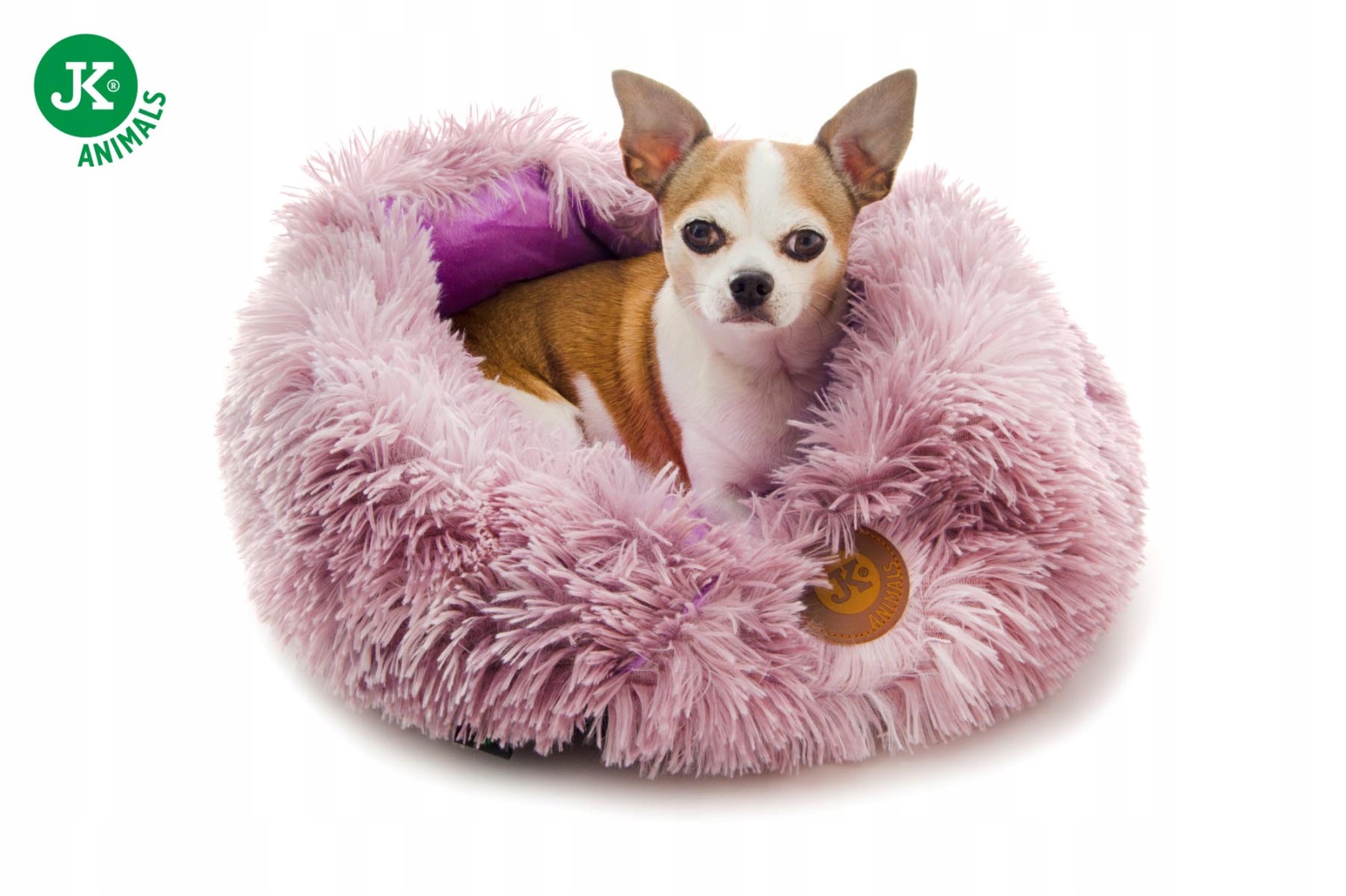 Levně Pelíšek pro psa kočku , měkký plyšový potah kulatá budka, S