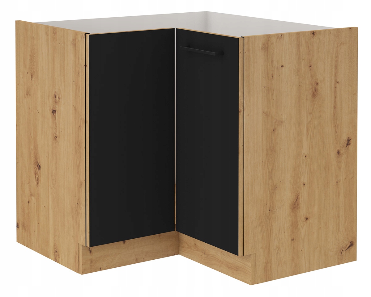 

Szafka kuchenna narożna czarna artisan Modern