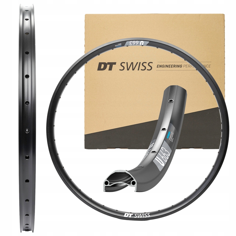 Obręcz felga rowerowa Dt Swiss U 633, Mtb, E-bike, 29" 622-30, 36H, czarna