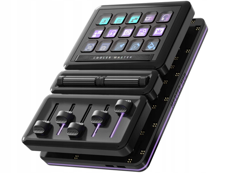 Панель керування COOLER MASTER MasterHUB: 15 кнопок, 2 ролики
