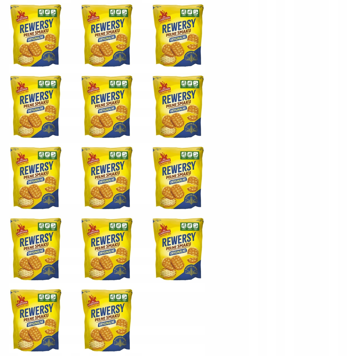 Levně 14 x 100 g Krekry lajkonik originální ruby