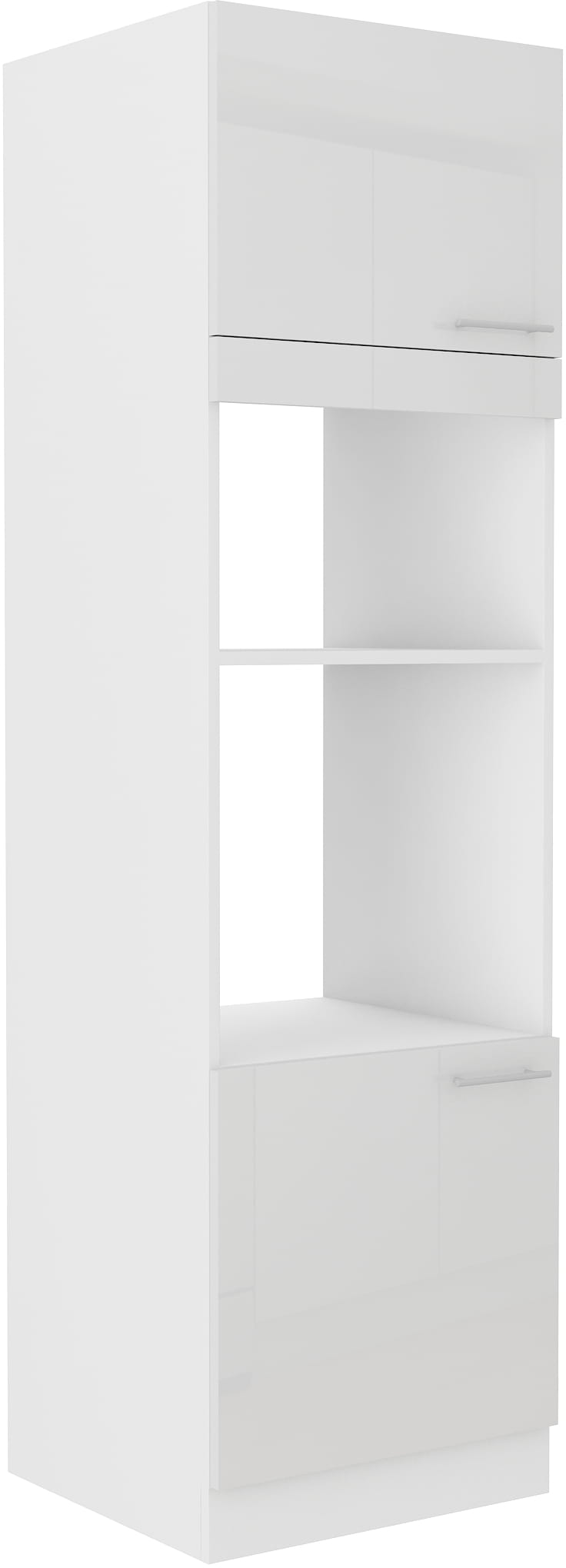 Vysoká Kuchyňská Skříňka 210x60 Lara Bílý Lesk