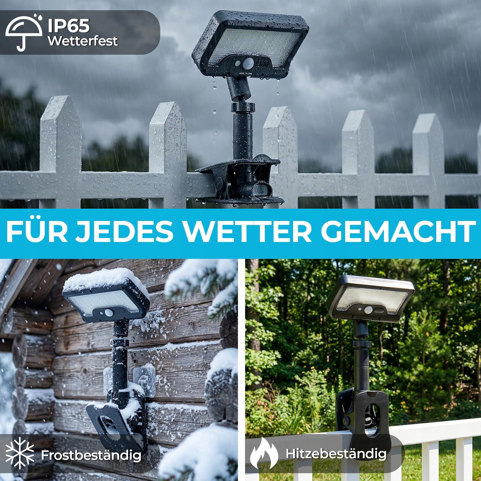 Solarlampa Zewnętrzna Z Czujnikiem Ruchu USB 92 LED 3 Tryby LUSTALED — miniatura 6